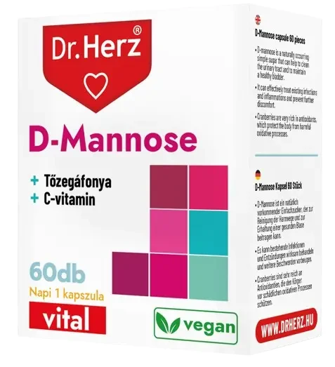 Dr. Herz D-Mannose 60 db kapszula