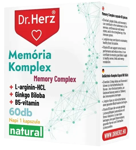 Dr. Herz Memória Komplex 60 db kapszula