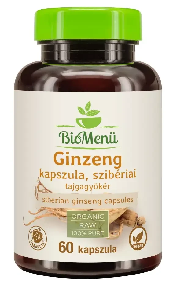 BioMenü BIO GINZENG kapszula szibériai 60 db