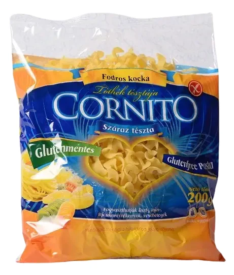 Cornito Fodros kocka Gluténmentes száraztészta 200 g