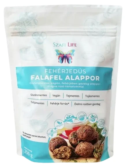 Szafi Life Fehérjedús falafel alappor (gluténmentes) 250g