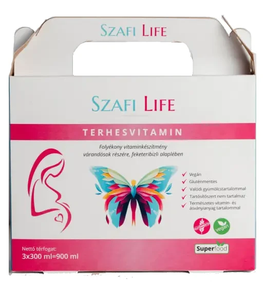 Szafi Life Terhesvitamin 3x300ml