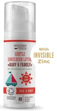Wooden Spoon Bio naptej és testápoló SPF 50 50ml