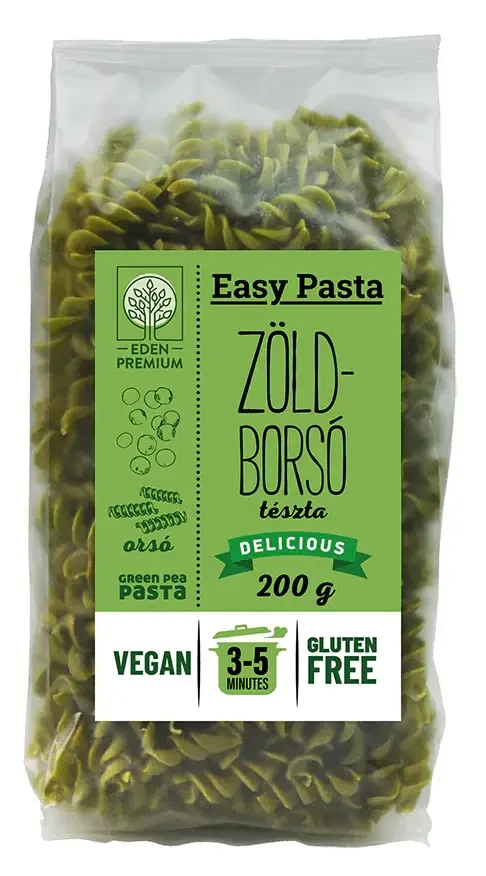 Éden Prémium Easy Pasta Zöldborsó tészta Orsó 200 g