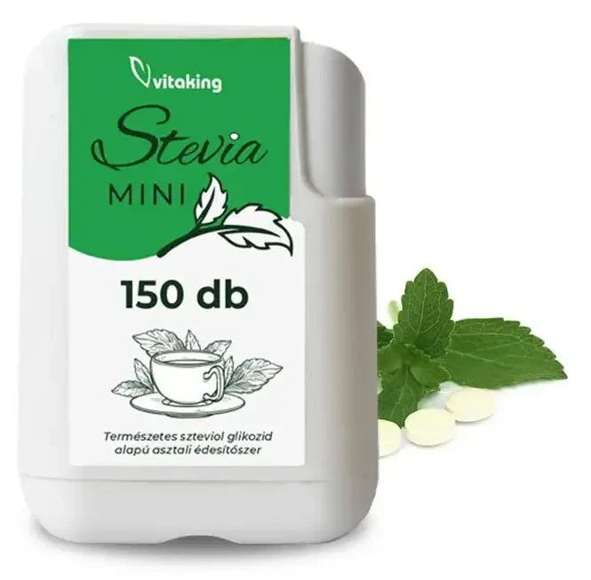 Vitaking Stevia tabletta 150 db