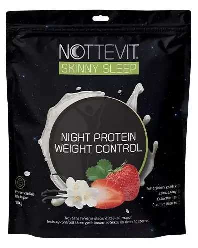 Nottevit Skinny Sleep Night Protein eper-vanília 750 g