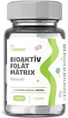 Netamin Bioaktív Folát Mátrix kapszula 30 db