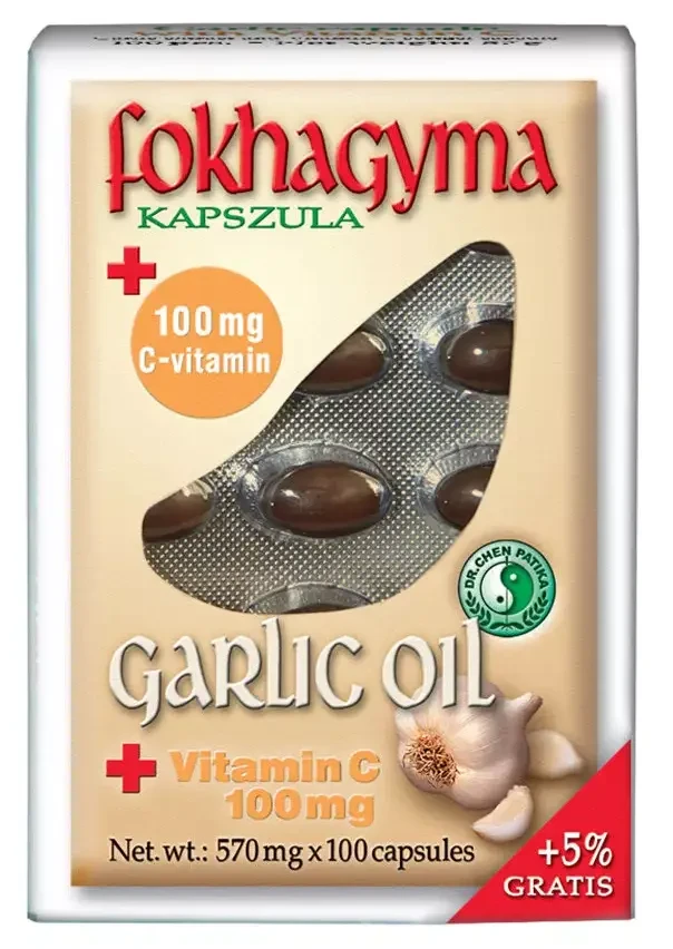 Dr. Chen Fokhagymaolaj kapszula C-vitamin 100db
