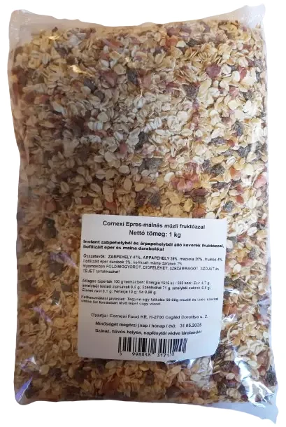 Cornexi Epres - Málnás Müzli Fruktózzal 1 Kg