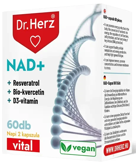 Dr. Herz NAD+ Nikotinamid-ribozid 60 db kapszula