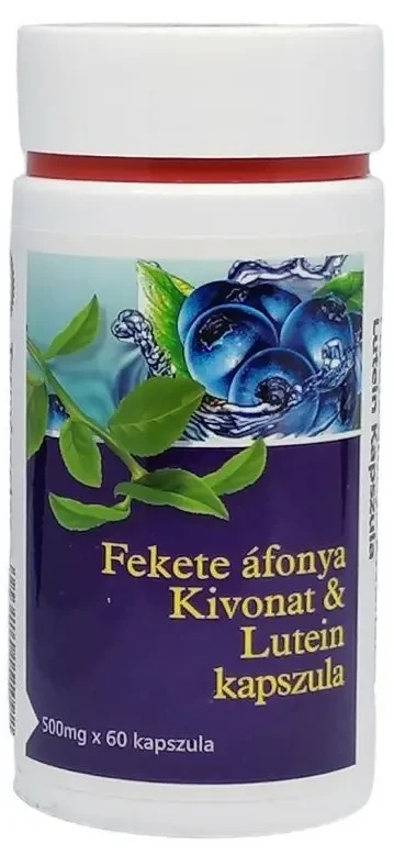 Big Star Fekete áfonya Kivonat & Lutein kapszula 500 mg x 60 db