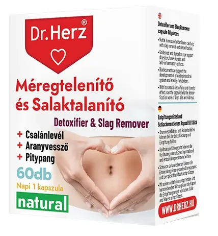Dr. Herz Méregtelenítő és Salaktalanító 60 db kapszula
