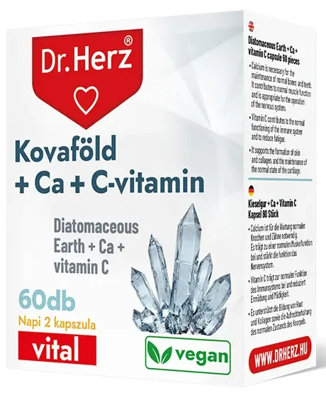 Dr. Herz Kovaföld + Ca + C-vitamin 60 db kapszula