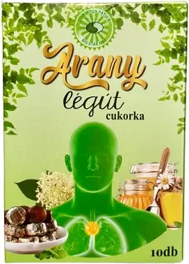 Sun Moon Arany Légút Torokcukorka 10 db