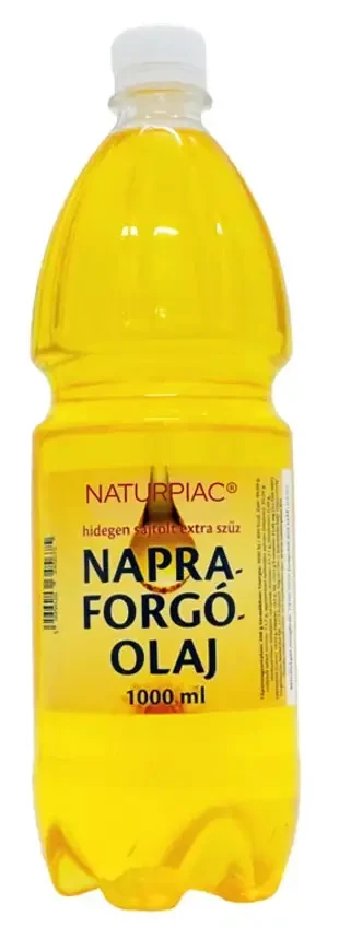 NatúrPiac Napraforgó Olaj Hidegen Sajtolt 1L