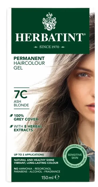 Herbatint 7C Hamvas szőke hajfesték, 150 ml