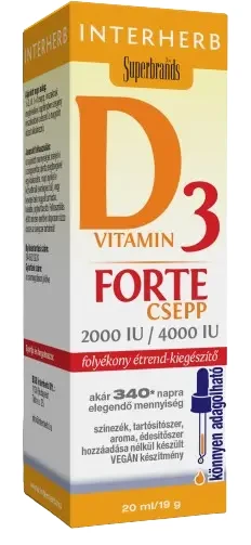 Interherb D3-vitamin FORTE csepp 20 ml