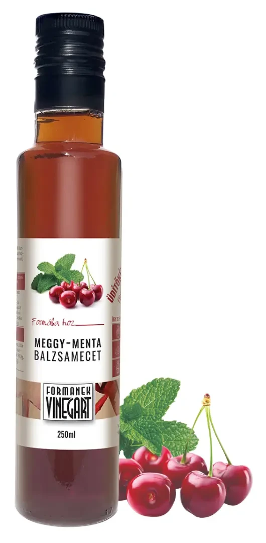 Formanek Vineg'art Meggy-menta balzsamecet 250 ml-Körte-levendula balzsamecet csomag 250 ml
