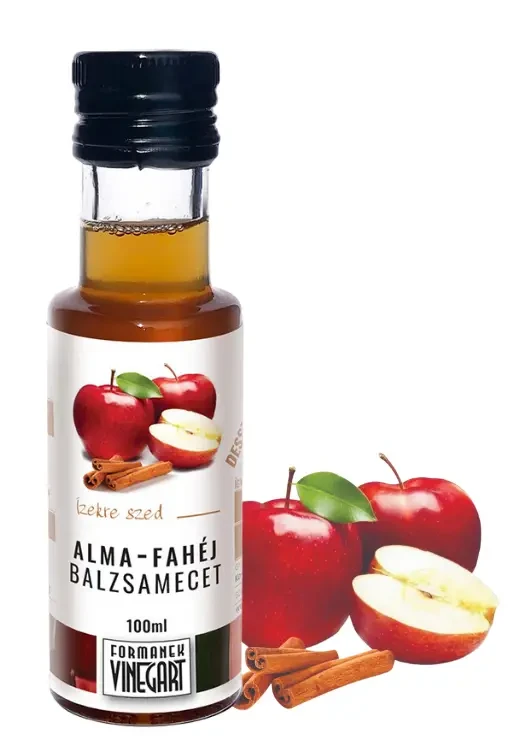 Formanek Vineg'art Áfonya-ibolya balzsamecet 100 ml-Tárkonyos fűszerecet 100 ml-Alma-fahéj balzsamecet 100 ml csomag
