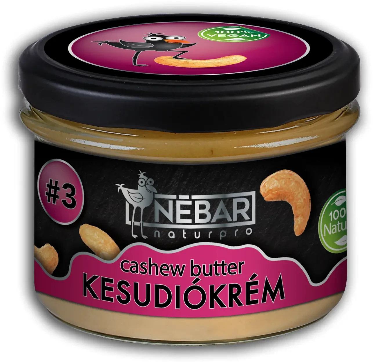 Nébar Kesudiókrém 100% 180 g