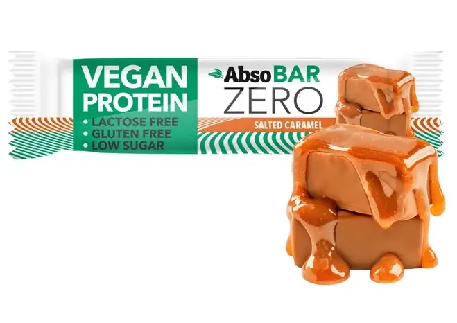 AbsoBAR Zero Sós karamell Vegán fehérjeszelet 40 g