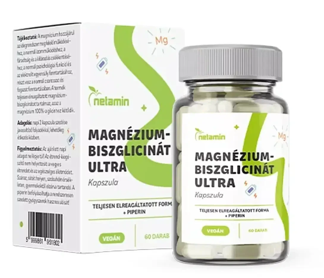 Netamin Magnézium-biszglicinát Ultra kapszula 60 db