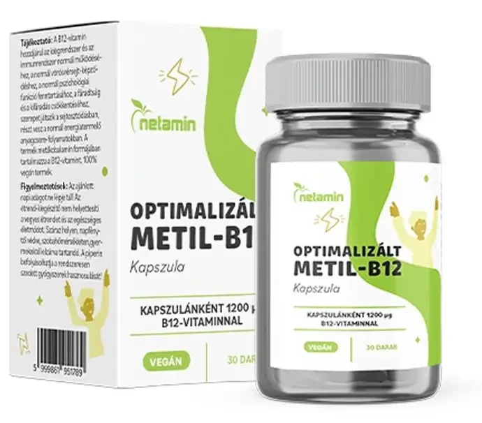 Netamin Optimalizált Metil-B12 kapszula 30 db