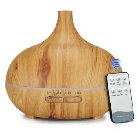 Ultrahangos illóolaj-párologtató világos fa 1db