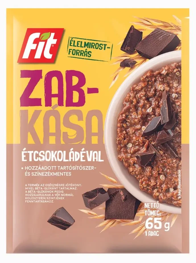 Fit reggeli zabkása étcsokoládé 65 g