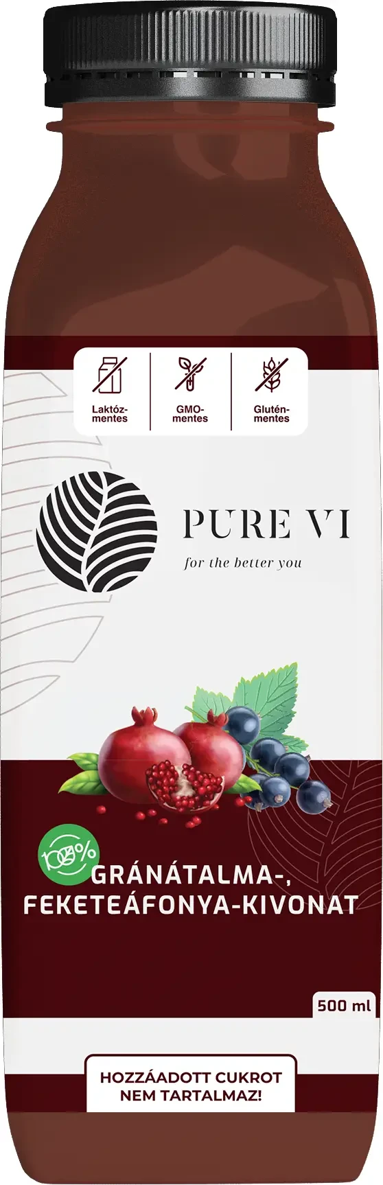 Pure Vi Gránátalma-feketeáfonya kivonat 500ml
