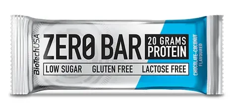 BioTech USA Zero Bar csokoládé-kókusz ízesítésű 50 g