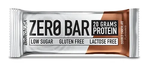 BioTech USA Zero Bar Dupla csokoládé ízű 50 g
