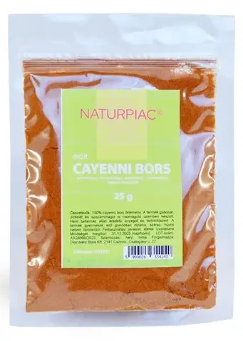 NaturPiac Cayenne bors, őrölt 25g