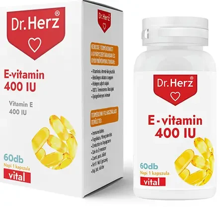 E-vitamin 400IU lágyzselatin kapszula 60db