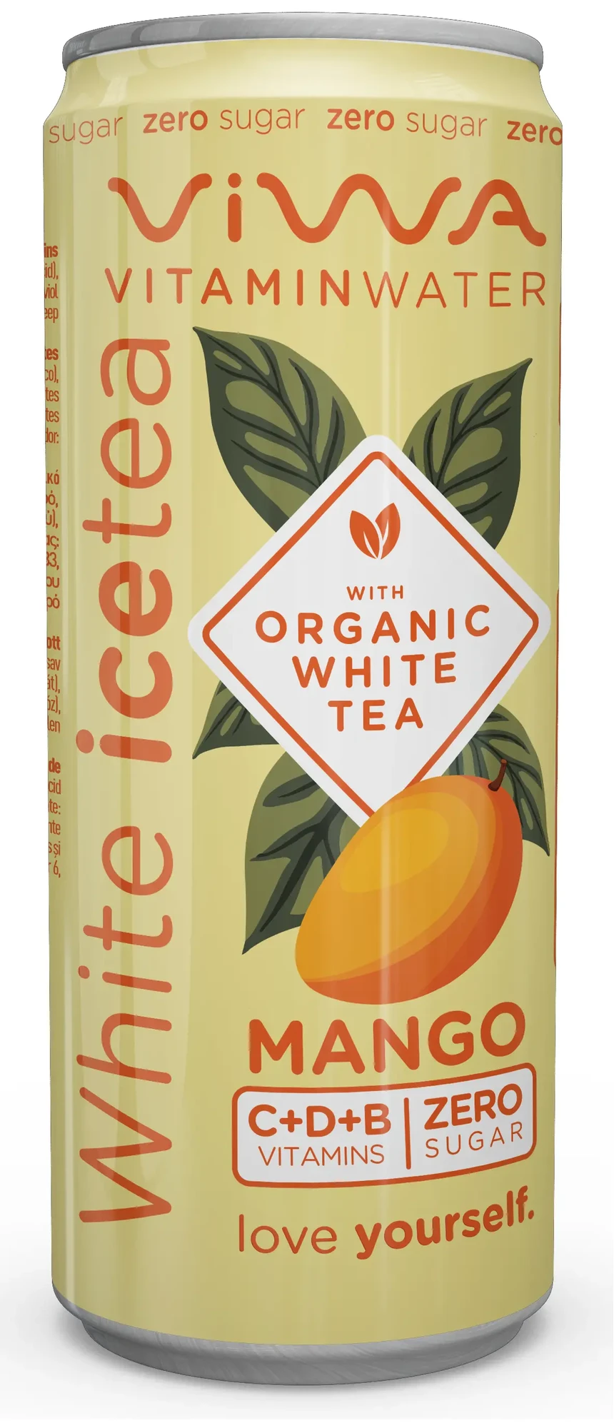 Viwa Vitaminwater White IceTea Mango Zero sugar 330ml