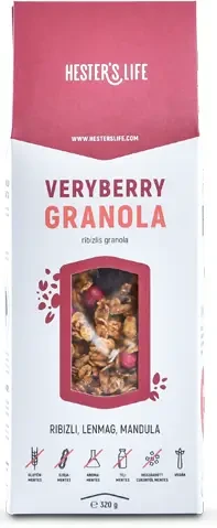 Hester's Life Veryberry granola 320g - ribizlis