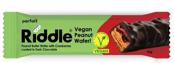 Riddle Vegán mogyoróvajas ostyaszelet áfonyával 43g