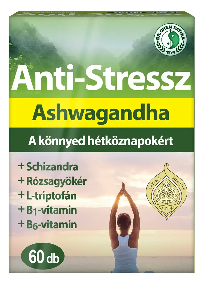 Dr.Chen Anti-Stressz GyógynövényKivonat + Vitamin Kapszula 60 db