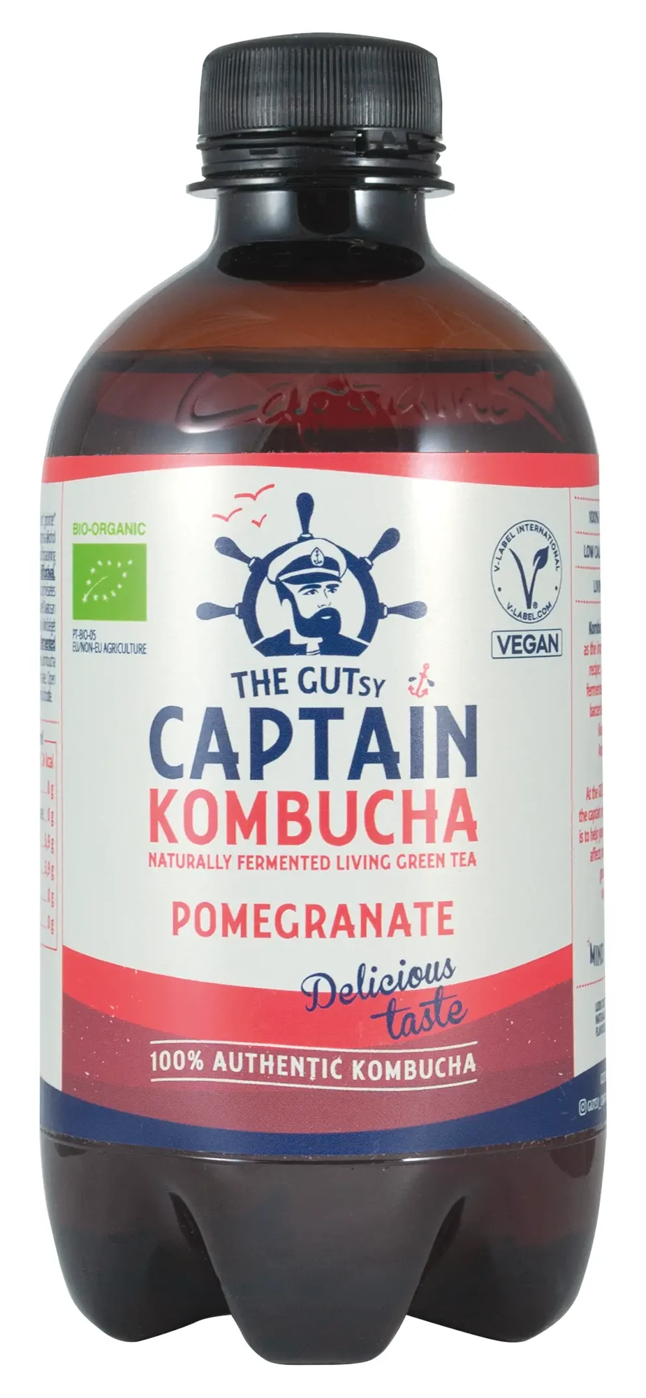 Kombucha Élőflórás ital gránátalmás BIO 400 ml