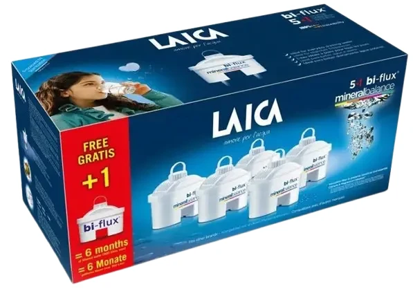 5+1 db LAICA bi-flux “mineral balance” vízszűrő betét
