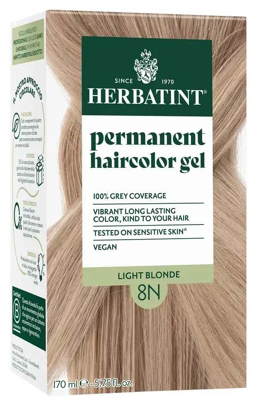 Herbatint 8N Világos szőke hajfesték 170 ml