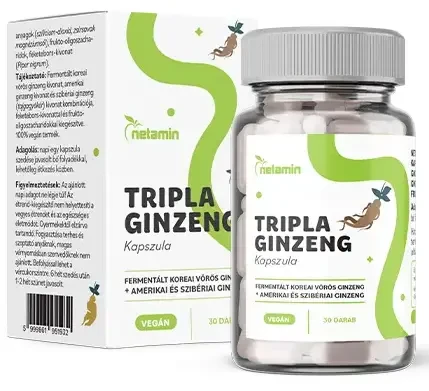 Netamin Tripla Ginzeng étrend-kiegészítő kapszula 30 db