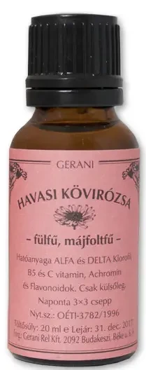 Geran havasi Kövirózsa cseppek 20 ml