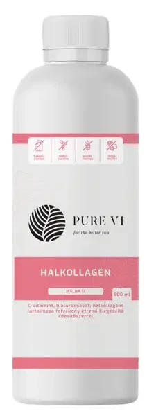 Pure Vi Halkollagén málna íz 500 ml