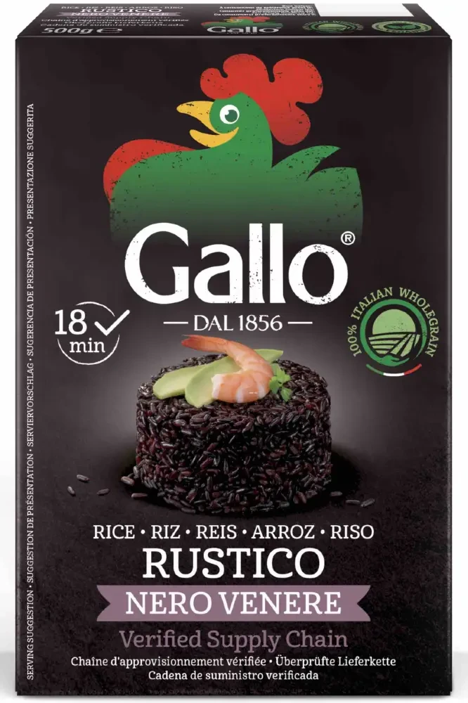 Riso Gallo Nero fekete rizs 500g
