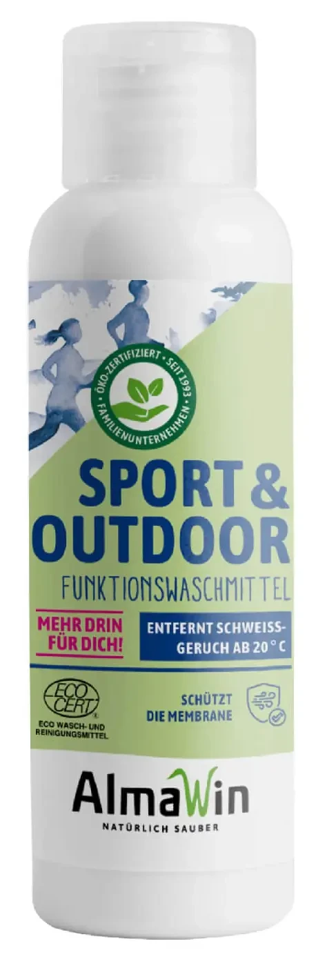 Almawin Folyékony Mosószer Sport és Kültéri Ruházathoz 2 adag 100 ml