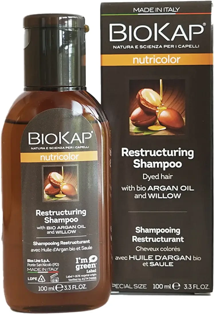 Biokap Nutricolor Helyreállító sampon festett hajra Argánolajjal 100 ml