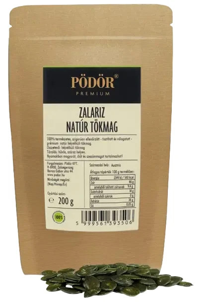 Pödör Zalariz Natúr Tökmag 200 g