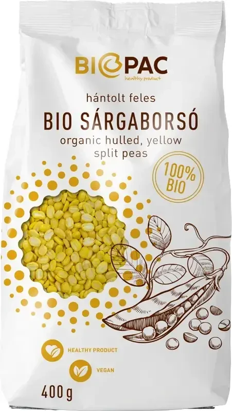 Biopac Bio sárgaborsó 400g