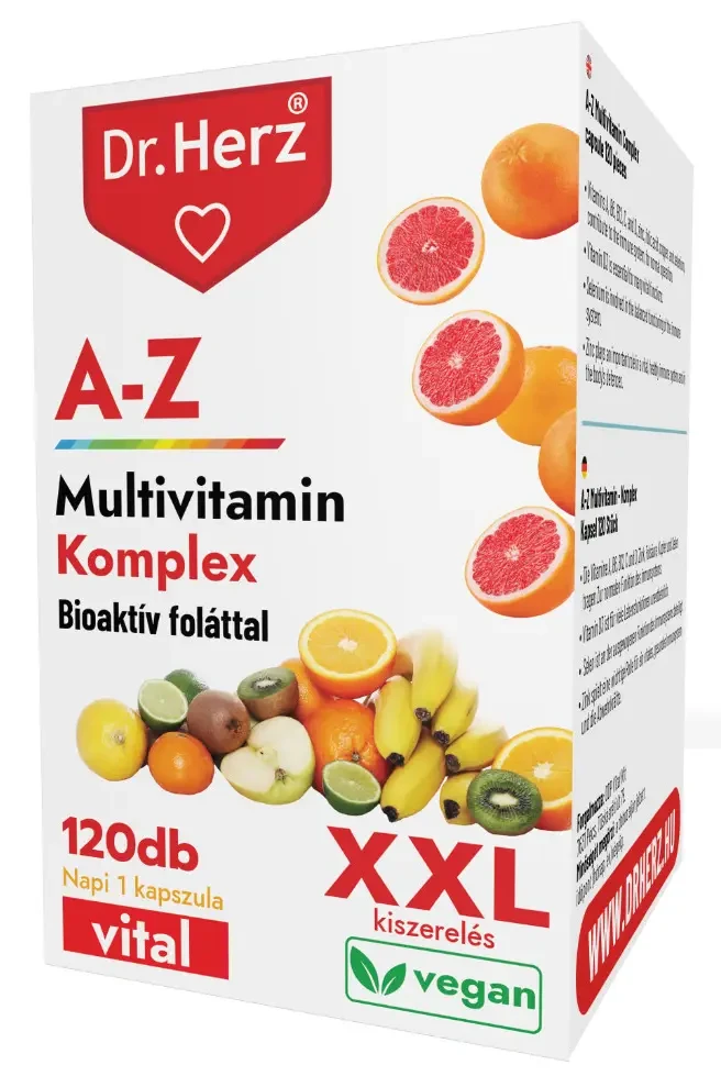 DR. Herz A-Z Multivitamin Komplex kapszula doboz XXL 120 db